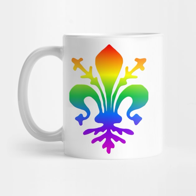 Rainbow Fleur-de-Lis by Braznyc